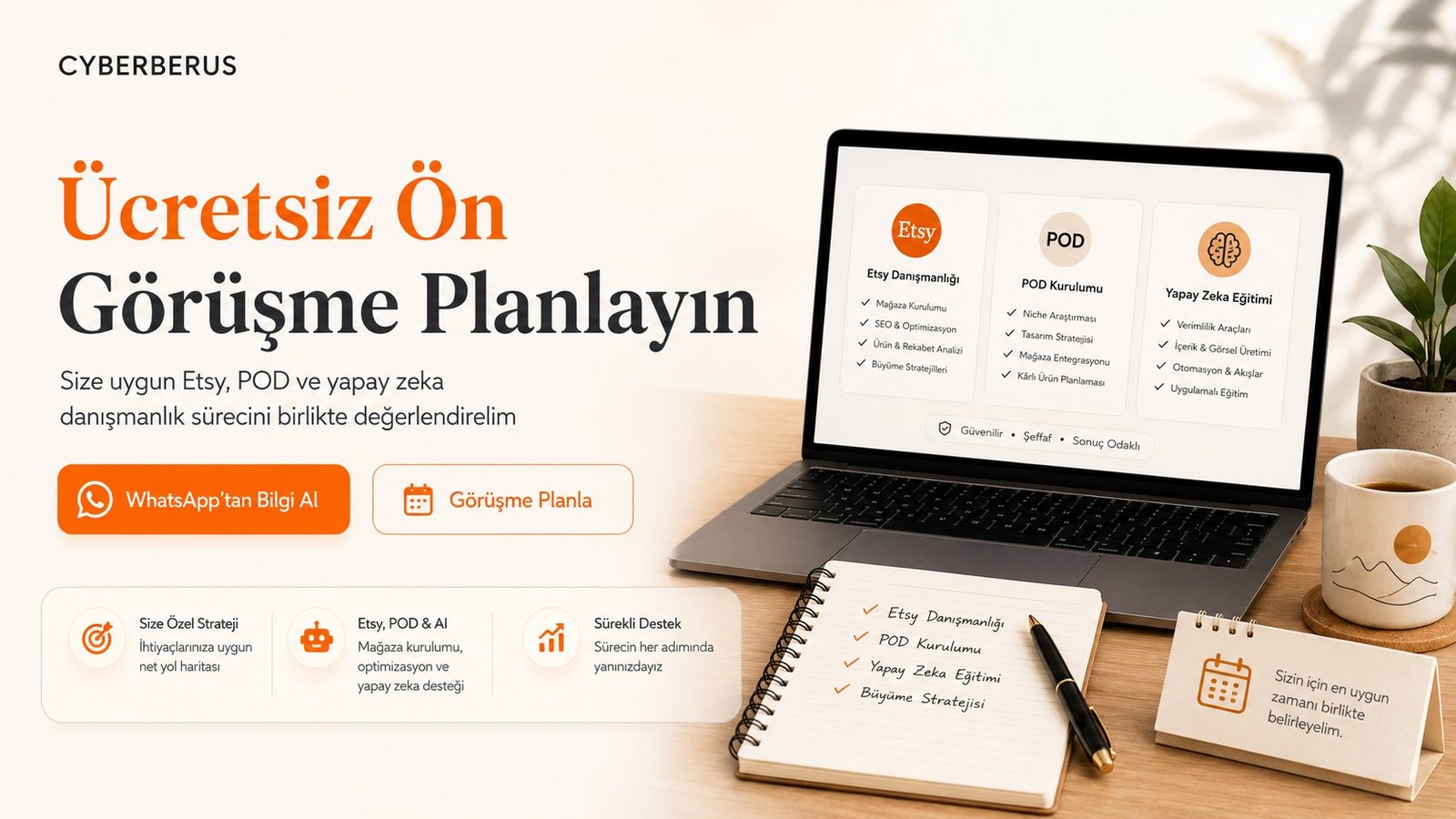 Ücretsiz ön görüşme planlayın